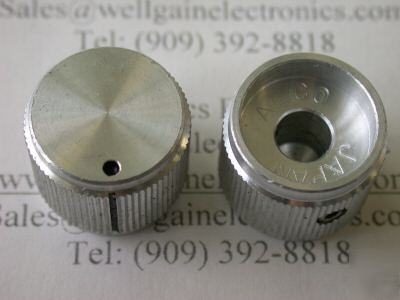 Alco siliver alumium knob 1/4 hole d=18.5 t=16MM