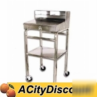 Fma rdm, stainless steel mobile receiving desk