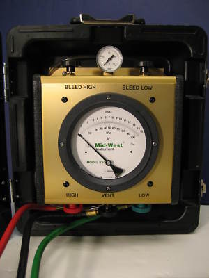 Mid-west instrument 830 backflow test kit vacuum check