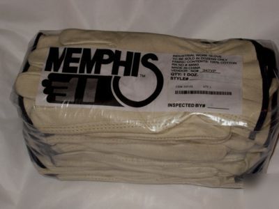 12 pr memphis industrial work gloves 3401 x-large