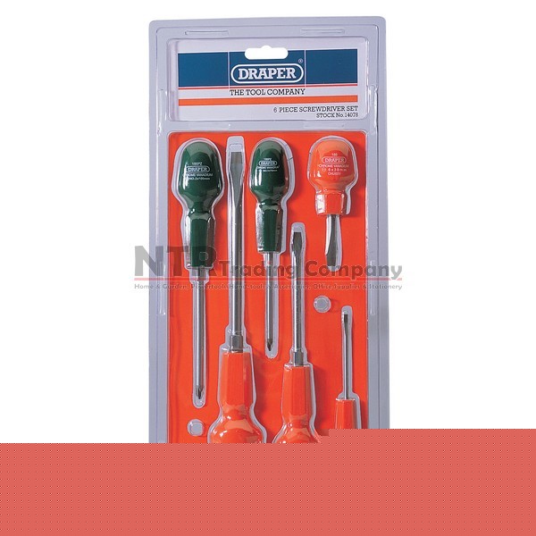 6 pc cabinet pattern 186 screwdriver set
