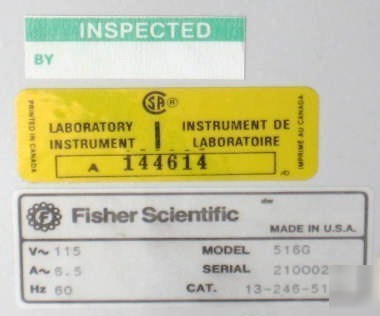 Fisher isotemp 500 516G lab oven incubator amb to 210Â°c