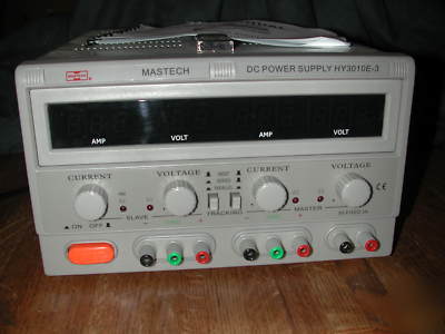 Mastech HY3010E-3 triple dc power supply 30V 10A