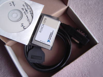 National instruments ni pcmcia gpib card&4M cable,test 