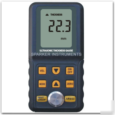 New digital ultrasonic thickness gauge meter 1.0-200MM, 