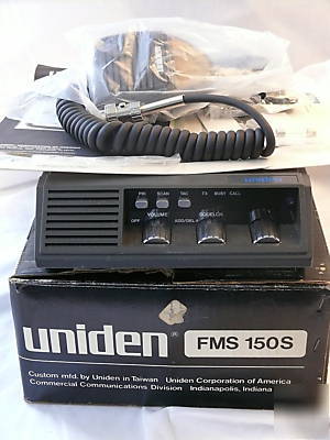 New in box uniden cb car truck radio fms 150S amx 105