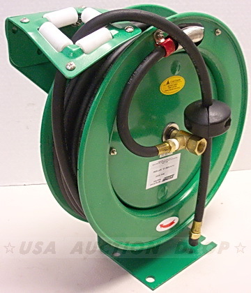 New speedaire by dayton auto-retractable hose reel