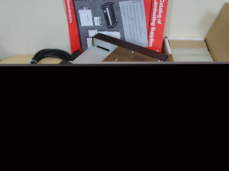 Nice jackson hirsh card guard 5000 laminator & supplies