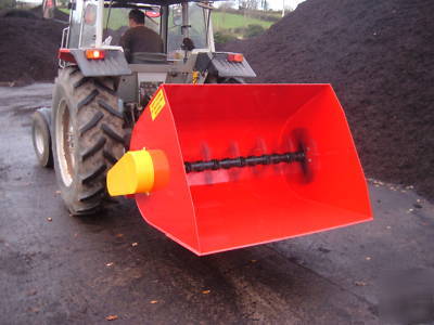 Self loading dung spreader muck spreader