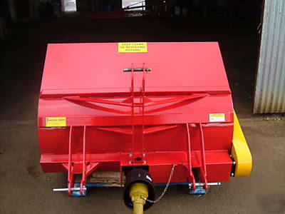 Self loading dung spreader muck spreader