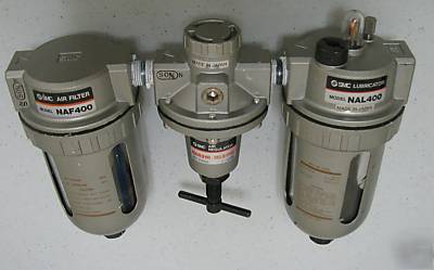 Smc na series filter regulator & lubricator combo unit