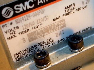 Smc solenoid 120V stack up bank assembly VS4124-0009DP