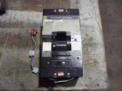 Square d 400 amp 3 phase circuit breaker shunttrip/aux