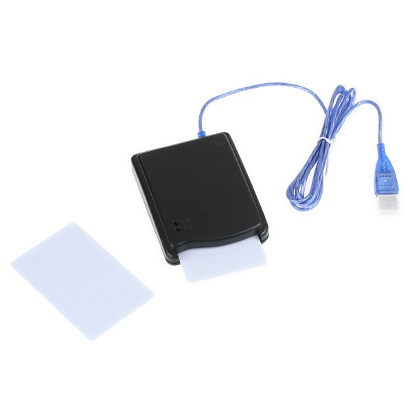 Usb 13.56 mhz iso 14443A rfid reader writer w/ 2 tags