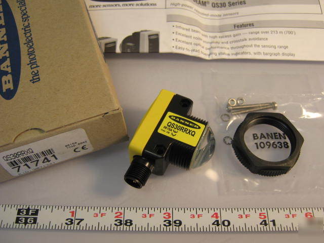 New banner high powered photoelectric sensor QS30RRXQ