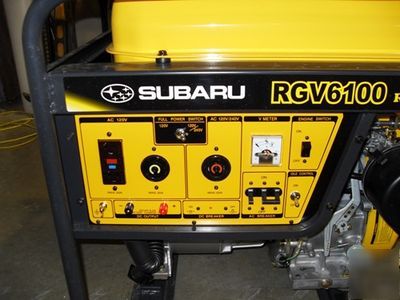 New subaru robin RGV6100 multi duty 5800 watt generator 