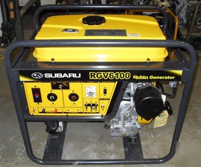 New subaru robin RGV6100 multi duty 5800 watt generator 