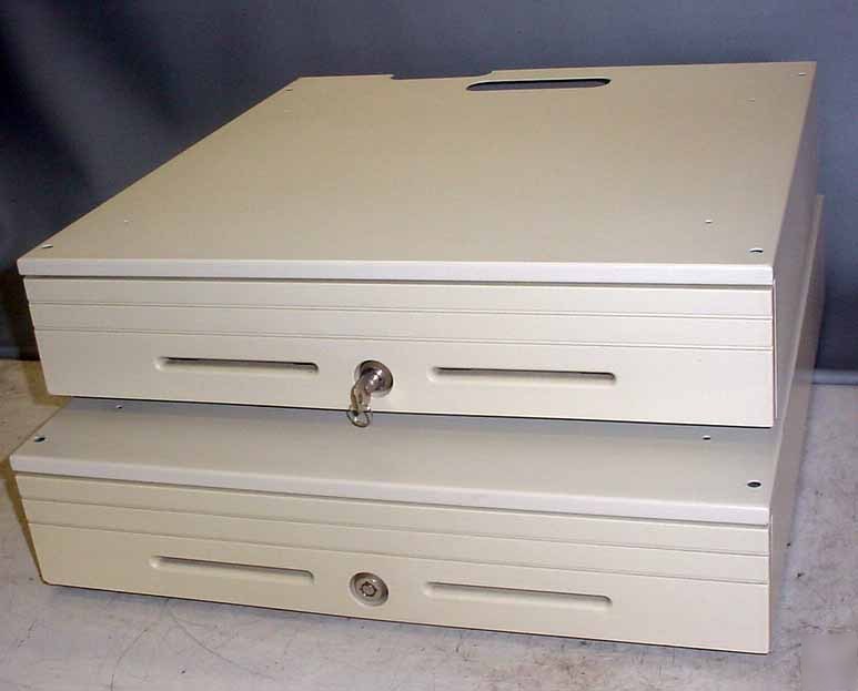 3 indiana cash drawers SLDMX2120POS w key & cable