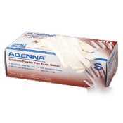 Adenna polyvinyl powder free examination gloves
