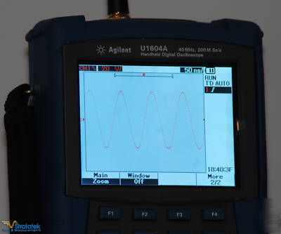 Agilent U1604A oscilloscope scopemeter w/warranty 