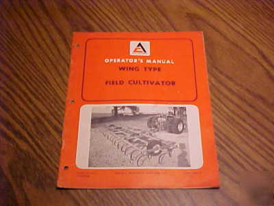 Allis-chalmers farm equipment operator's manuals lot 5