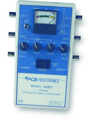 Pcb 3-channel battery powered icpÂ® signal conditioner