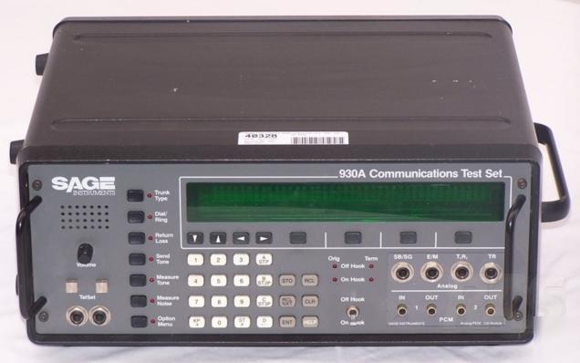 Sage instruments 930A communcations test set sn 3339