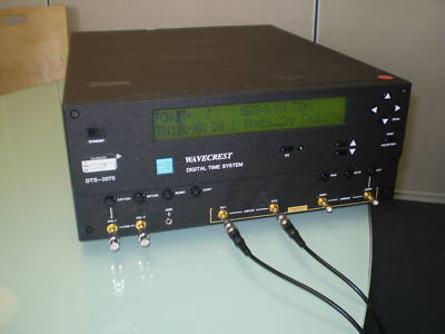 Wavecrest dts 2075-02 time analyzer system - tested