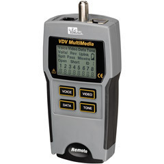 New ideal vdv multimedia voice data cable tester 33-856 