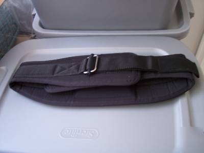 New mens loomis, fargo & co. large back brace support 