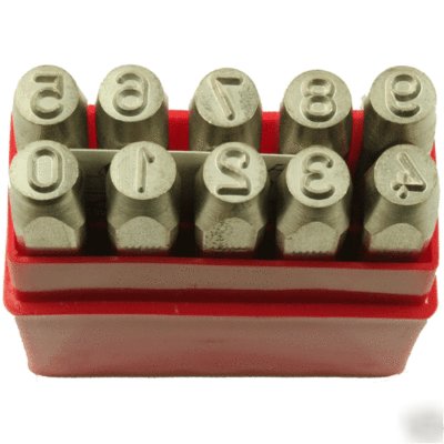 Pryor number punch set 5MM (3/16