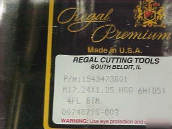 Regal beloit #1S43473801 M17-24 x 1-1/4 4FL bottom tap