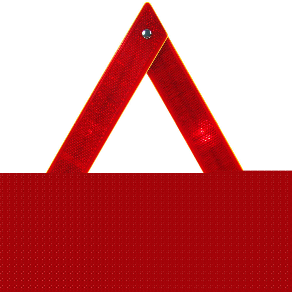 Road safety reflector triangle flash led lights fre shp