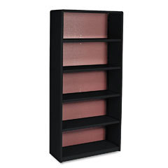 Safco value mate series steel five shelf bookcase