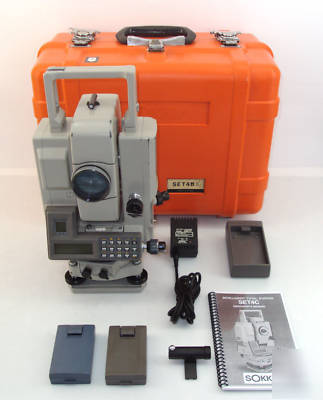 Sokkia SET4BII total station, surveying, stakeout