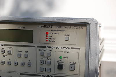 Tektronix GB1400R gigabert 1400 mb/s bert analyzer nors