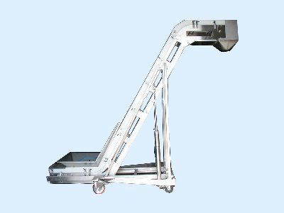 10 ft. lifting conveyor, food grade and portable