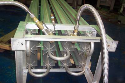 12 tube 6 loop all aluminum heat exchanger liquid flow