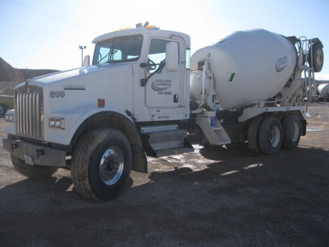 2007 kenworth concrete mixer truck mcneilus redimix mud