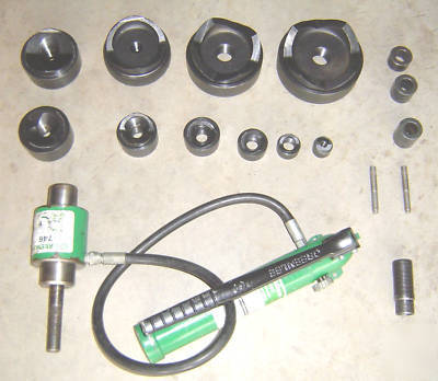 Greenlee 7310SB hydraulic knockout punch driver kit 