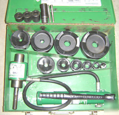 Greenlee 7310SB hydraulic knockout punch driver kit 