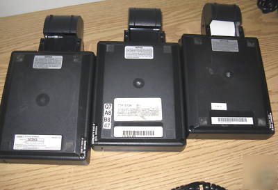 Hypercom credit card terminals T7P-t T7P T1E lot of 3