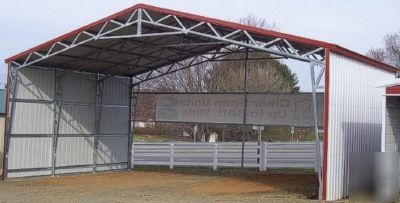 Metal carports, garages, barns and storage buildings