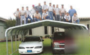 Metal carports, garages, barns and storage buildings