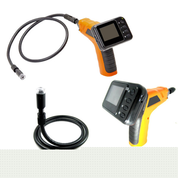 Mini lcd snake flexible inspection spy camera tool