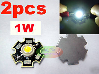 2PCS 1W high power white led lamp light MR16 GU10 E27
