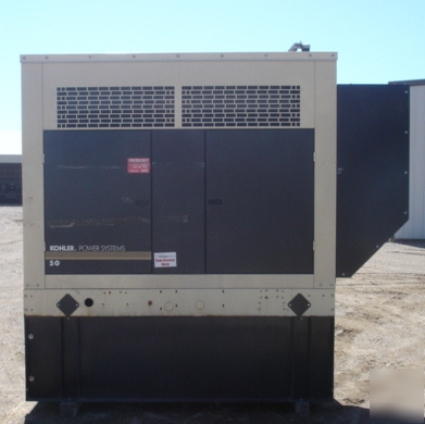 55KW kohler / john deere diesel generator - mfg. 2006