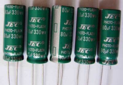 80UF 330V radial electrolytic capacitors 50 pcs