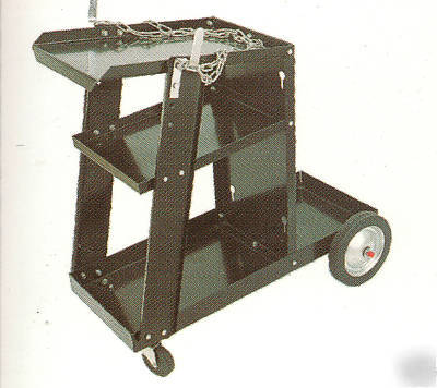85167 3 tier deluxe welding trolley 100LB/ 45KG cap