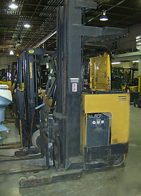 Cat forklift #6283 electric rider reach 4000# cap, s/s
